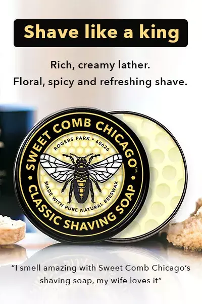 sweet comb chicagos classic shaving soap
