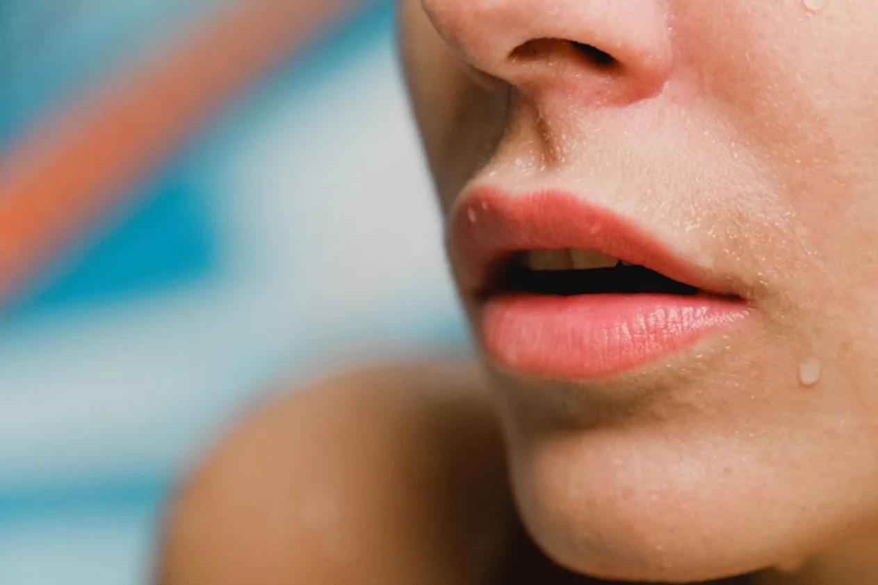 Lips hidrated