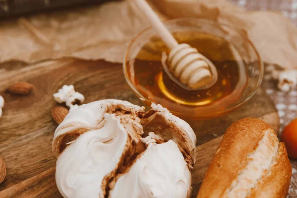 Honey with bread