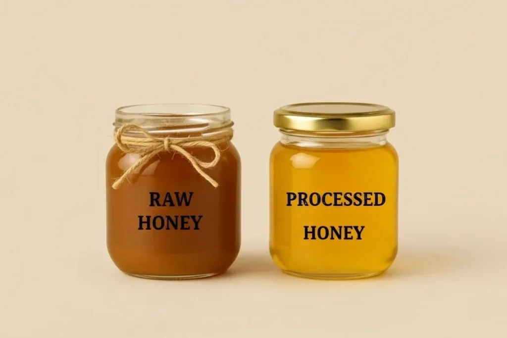 raw vs processed honey health benefits