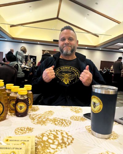 martin Lopez Sweet Comb Chicago at the local market